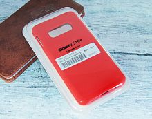 Купить Чехол-накладка для Samsung G970 S10 E SILICONE CASE закрытый красный (1) оптом, в розницу в ОРЦ Компаньон