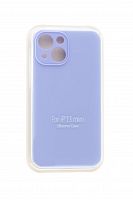 Чехол-накладка для iPhone 13 Mini VEGLAS SILICONE CASE Защита камеры сиреневый (41) - фото