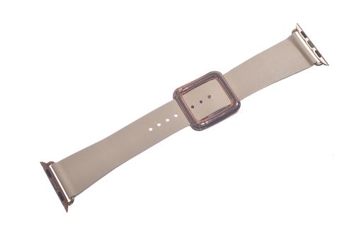 Ремешок для Apple Watch Square buckle 38/40mm кремовый оптом, в розницу Центр Компаньон фото 2