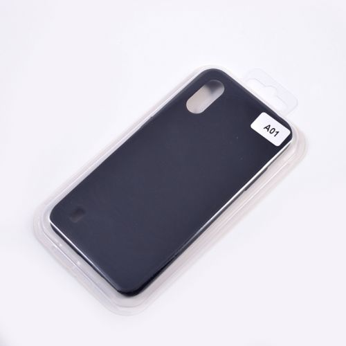 Чехол-накладка для Samsung A015F A01 VEGLAS SILICONE CASE закрытый черный (3) - оптовая продажа фото 2 Чехол-накладка для Samsung A015F A01 VEGLAS SILICONE CASE закрытый черный (3) - фото фото 2