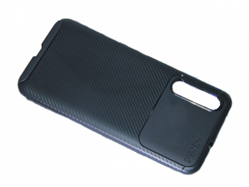 Чехол-накладка для HUAWEI P30 BECATION BEETLES CARBON TPU ANTISHOCK черный - фото фото 2