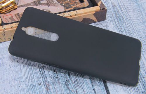 Чехол-накладка для NOKIA 5.1 FASHION TPU матовый черный - оптовая продажа Чехол-накладка для NOKIA 5.1 FASHION TPU матовый черный - фото