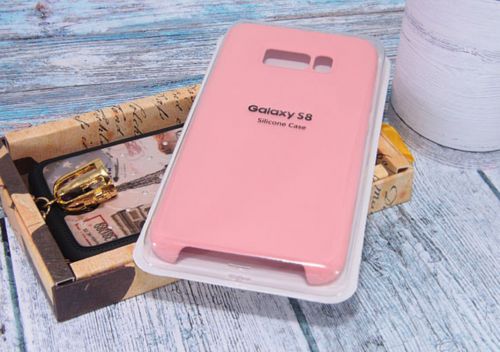 Чехол-накладка для Samsung G950H S8 SILICONE CASE розовый - фото фото 2