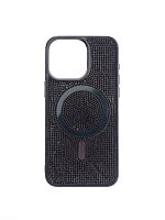 Чехол-накладка для iPhone 15 Pro Max VEGLAS Diamond Magnetic черный - фото