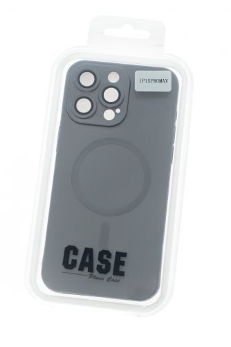 Чехол-накладка для iPhone 15 Pro Max VEGLAS Lens Magnetic серый - фото фото 4