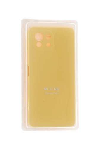 Чехол-накладка для XIAOMI Mi 11 Lite VEGLAS SILICONE CASE закрытый желтый (20) - оптовая продажа Чехол-накладка для XIAOMI Mi 11 Lite VEGLAS SILICONE CASE закрытый желтый (20) - фото