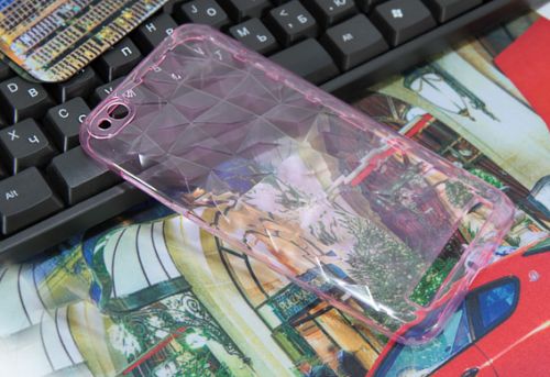 Чехол-накладка для XIAOMI Redmi 5A JZZS Diamond TPU розовая - оптовая продажа Чехол-накладка для XIAOMI Redmi 5A JZZS Diamond TPU розовая - фото