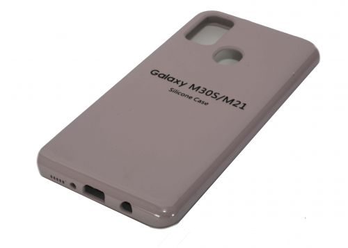 Чехол-накладка для Samsung M215F M21 SILICONE CASE закрытый светло-розовый (18) - фото фото 2