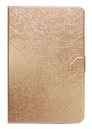 Чехол-подставка универсальный 7 СИЛИКОН КЛАПАН золото оптом, в розницу Центр Компаньон