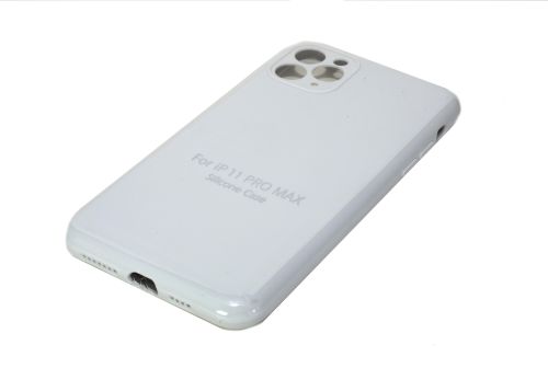 Чехол-накладка для iPhone 11 Pro Max VEGLAS SILICONE CASE NL Защита камеры белый (9) оптом, в розницу Центр Компаньон фото 2