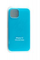 Купить Чехол-накладка для iPhone 13 SILICONE CASE закрытый голубой (16) оптом, в розницу в ОРЦ Компаньон