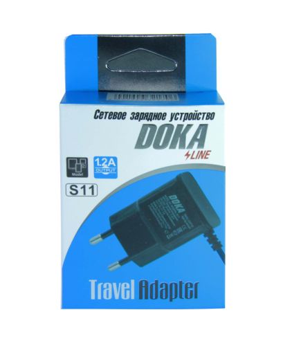 СЗУ micro USB 1.2A DOKA S-Line S11 коробка оптом, в розницу Центр Компаньон фото 2
