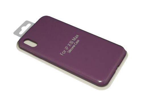 Чехол-накладка для iPhone XS Max VEGLAS SILICONE CASE NL закрытый фиолетовый (45) оптом, в розницу Центр Компаньон фото 2