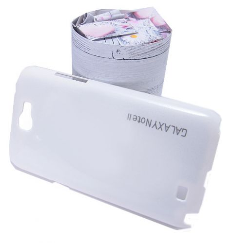 Чехол-накладка для Samsung N7100 Gal NoteII 002939 PC белый - фото фото 3