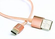 Купить Кабель USB Type-C USAMS US-SJ030 U-Knit Braided Wire 1м золото оптом, в розницу в ОРЦ Компаньон
