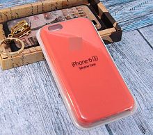 Чехол-накладка для iPhone 6/6S SILICONE CASE AAA абрикосовый  - фото