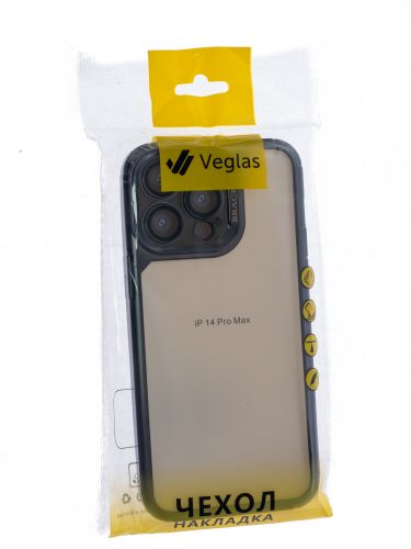 Чехол-накладка для iPhone 14 Pro Max VEGLAS Bracket Lens черный оптом, в розницу Центр Компаньон фото 4