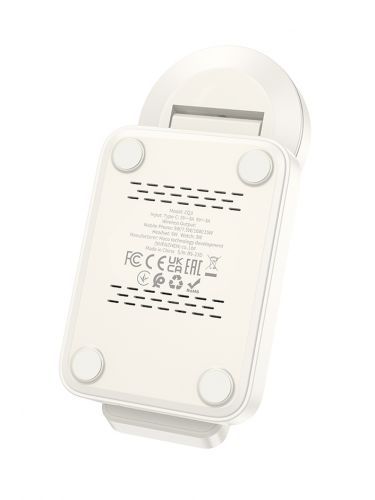 Беспроводное зарядное устройство HOCO CQ3 3в1 Step 15W белый - оптовая продажа фото 4 Беспроводное зарядное устройство HOCO CQ3 3в1 Step 15W белый - фото фото 4