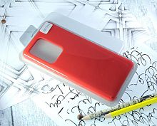 Чехол-накладка для Samsung G988 S20 Ultra SILICONE CASE NL красный (1) - фото