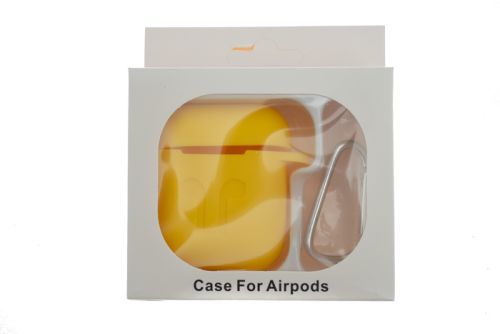 Чехол для наушников Airpods Silicone желтый оптом, в розницу Центр Компаньон фото 4