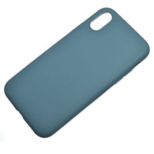 Чехол-накладка для iPhone X/XS LATEX серый оптом, в розницу Центр Компаньон фото 2