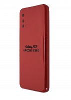 Купить Чехол-накладка для Samsung A022G A02 SILICONE CASE закрытый красный (1) оптом, в розницу в ОРЦ Компаньон