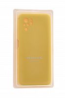 Чехол-накладка для XIAOMI Redmi Note 10 SILICONE CASE закрытый желтый (20) - фото