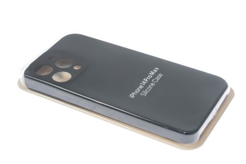 Чехол-накладка для iPhone 14 Pro Max SILICONE CASE Защита камеры черный (18) оптом, в розницу Центр Компаньон фото 2