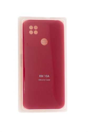 Чехол-накладка для XIAOMI Redmi 10A VEGLAS SILICONE CASE закрытый красный (1) оптом, в розницу Центр Компаньон