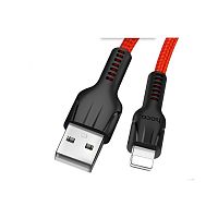 Купить Кабель USB Lightning 8Pin HOCO U31 Benay 1м красный оптом, в розницу в ОРЦ Компаньон