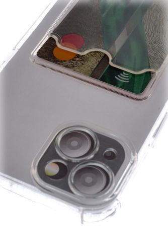 Чехол-накладка для iPhone 15 Plus VEGLAS Air Pocket прозрачный оптом, в розницу Центр Компаньон фото 3