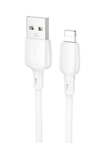 Кабель USB Lightning 8Pin BOROFONE BX93 Super 2.4A 1м белый - оптовая продажа Кабель USB Lightning 8Pin BOROFONE BX93 Super 2.4A 1м белый - фото
