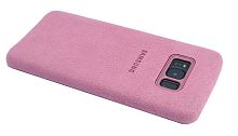 Купить Чехол-накладка для Samsung G950H S8 ALCANTARA CASE розовый оптом, в розницу в ОРЦ Компаньон