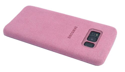 Чехол-накладка для Samsung G950H S8 ALCANTARA CASE розовый оптом, в розницу Центр Компаньон