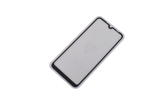 Защитное стекло для XIAOMI Redmi 7 FULL GLUE картон черный - фото фото 2
