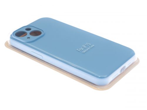 Чехол-накладка для iPhone 15 VEGLAS SILICONE CASE Защита камеры сиренево-голубой (5) - оптовая продажа фото 2 Чехол-накладка для iPhone 15 VEGLAS SILICONE CASE Защита камеры сиренево-голубой (5) - фото фото 2