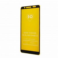 Купить Защитное стекло для Samsung A750F A7 2018 FULL GLUE VEGLAS YELLOW картон черный оптом, в розницу в ОРЦ Компаньон