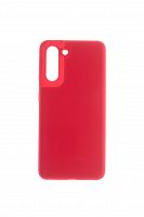 Чехол-накладка для Samsung G991 S21 SILICONE CASE OP закрытый красный (1) - фото