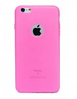 Купить Чехол-накладка для iPhone 6/6S Plus  NEW СИЛИКОН 100% темно-розовый оптом, в розницу в ОРЦ Компаньон