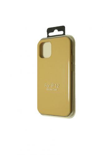 Чехол-накладка для iPhone 12 Mini VEGLAS SILICONE CASE закрытый латте (28) - фото