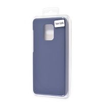 Чехол-накладка для XIAOMI Redmi Note 9S VEGLAS SILICONE CASE закрытый темно-синий (8) - фото