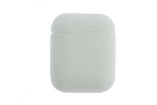Чехол для наушников Airpods Silicone без карабина белый - оптовая продажа фото 3 Чехол для наушников Airpods Silicone без карабина белый - фото фото 3