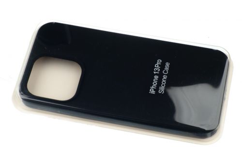 Чехол-накладка для iPhone 13 Pro SILICONE CASE закрытый (18) черный - фото фото 2