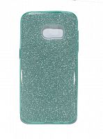 Купить Чехол-накладка для Samsung G935 S7 Edge JZZS Shinny 3в1 TPU зеленая оптом, в розницу в ОРЦ Компаньон