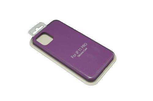 Чехол-накладка для iPhone 11 Pro VEGLAS SILICONE CASE NL закрытый фиолетовый (45) оптом, в розницу Центр Компаньон фото 2