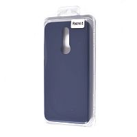 Чехол-накладка для XIAOMI Redmi 8 VEGLAS SILICONE CASE закрытый темно-синий (8) - фото