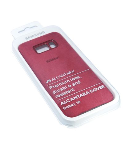 Чехол-накладка для Samsung G955H S8+ ALCANTARA CASE красный оптом, в розницу Центр Компаньон фото 2