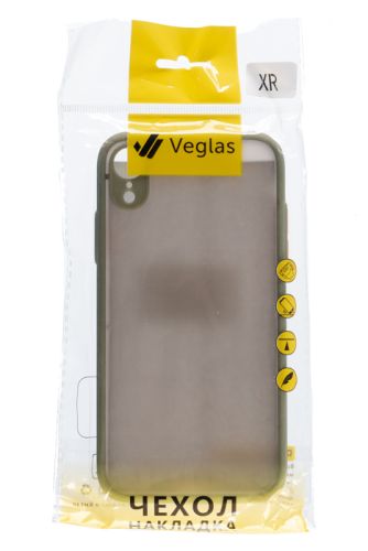 Чехол-накладка для iPhone XR VEGLAS Fog оливковый оптом, в розницу Центр Компаньон фото 3