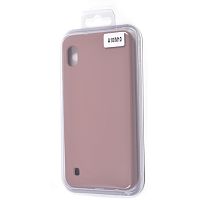 Купить Чехол-накладка для Samsung A105F A10 SILICONE CASE NL закрытый светло-розовый (18) оптом, в розницу в ОРЦ Компаньон