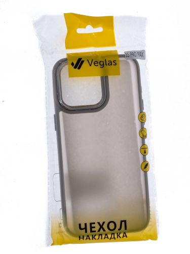 Чехол-накладка для iPhone 15 Pro Max VEGLAS Fog Glow серый оптом, в розницу Центр Компаньон фото 3
